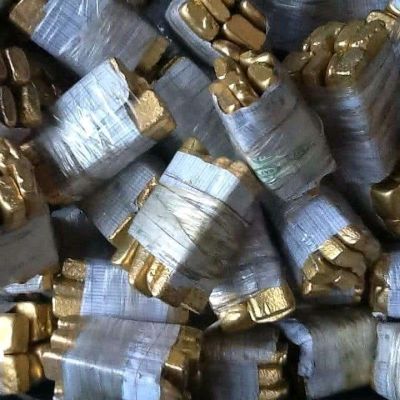 Vault Stored Gold Bars